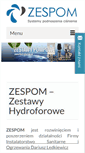 Mobile Screenshot of hydrofornie.pl
